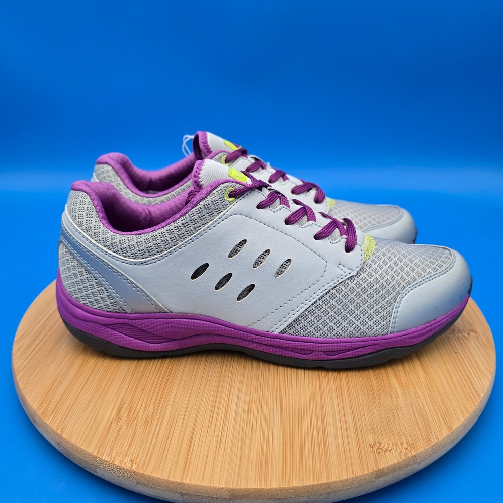 Vionic Venture Active Walking Shoes‎ Women's Size 9.5 Gray Purple Comfort NEW